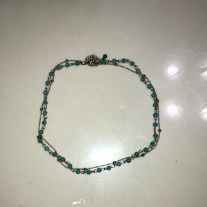 Beaded choker necklace